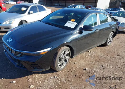 2025 Hyundai Elantra Hybrid Limited from USA, damaged, VIN KMHLN4DJ9SU170891